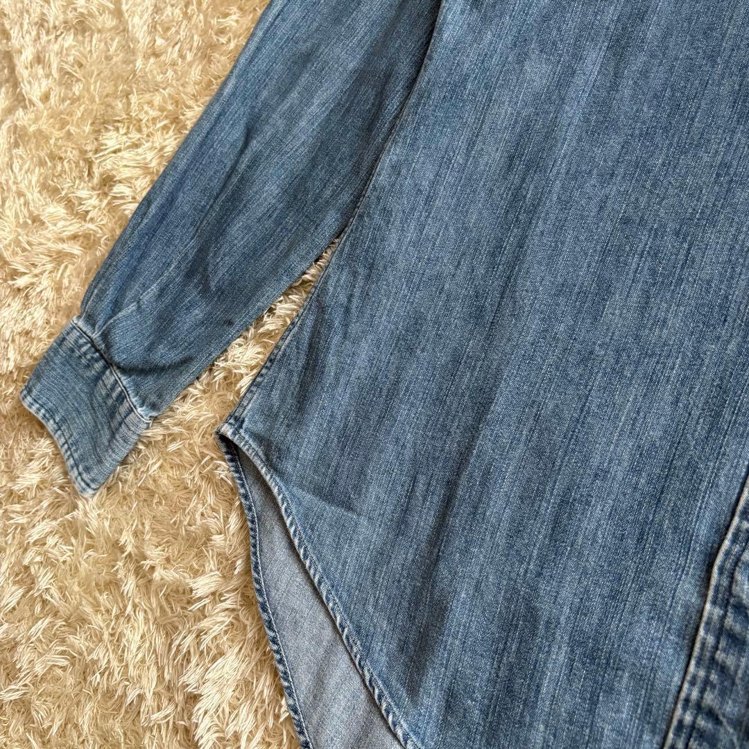 ラルフローレン デニム ダンガリー S カスタムフィット ボタンダウンシャツ