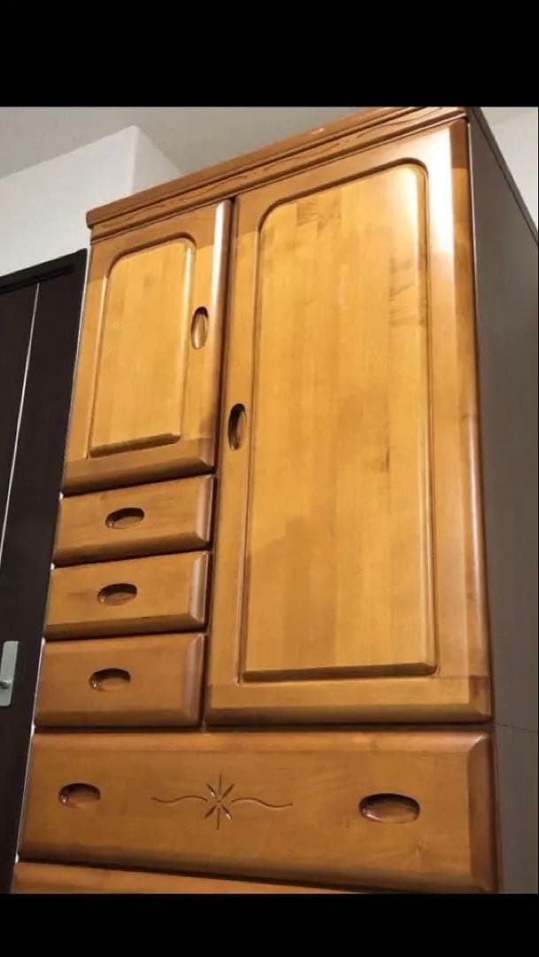 『Yoshi』タンス　ベビーダンス　ハニーベル　光家具　上下段セットの上段