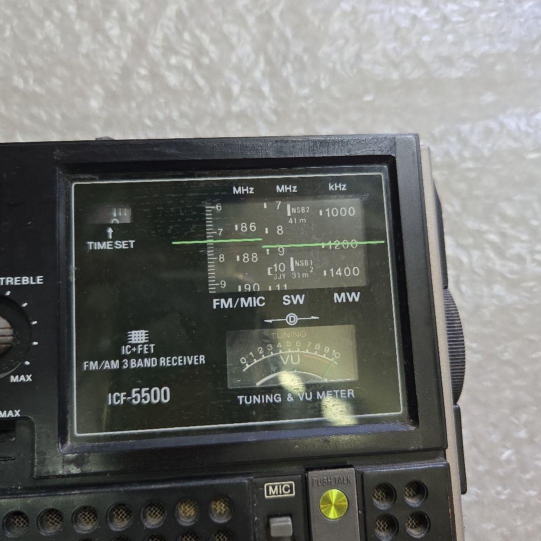 動作品　SONY　ソニー　スカイセンサーIC F―5500 ラジオ　音質良し