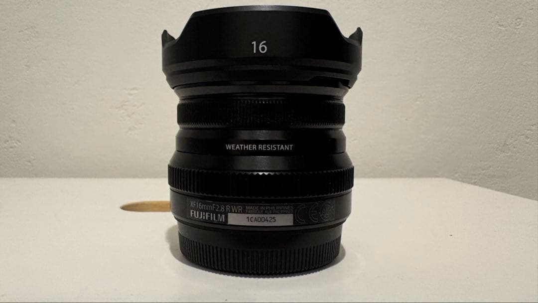 【美品】FUJIFILM XF16mmF2.8 R WR