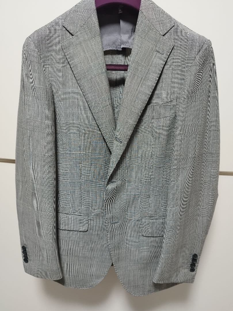 ブリッラ　ジャケット　46　グレンチェック　春夏