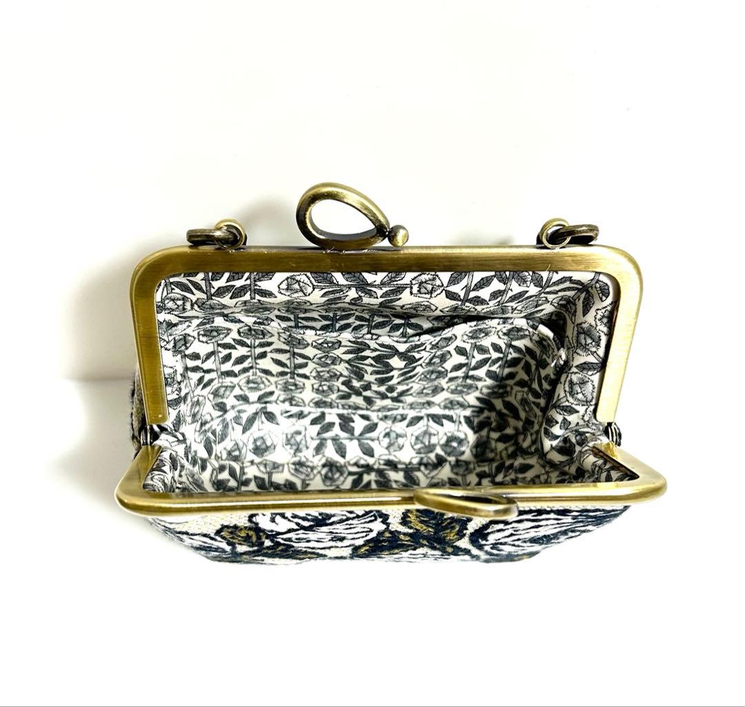 【専用2点】ミナペルホネンrosy ロージー がま口ミニバッグ風♪リボン口金 他