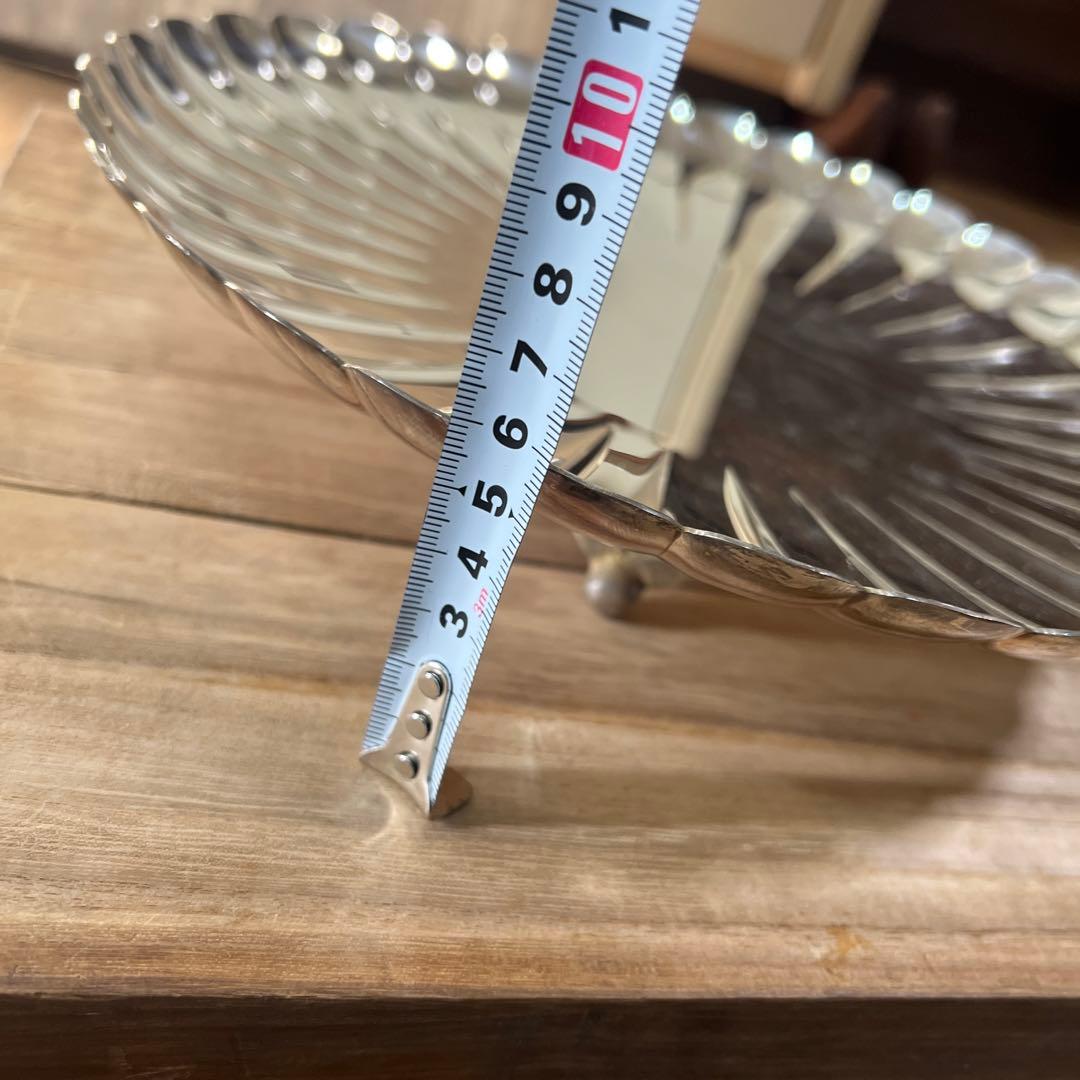 中村喜久雄 作 銀製皿 659g完全未使用品