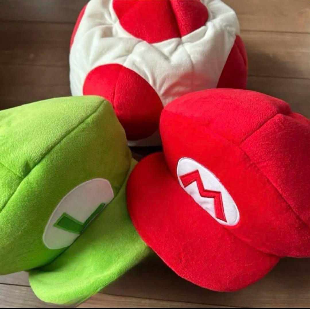 マリオ・ルイージ・キノピオの帽子セット