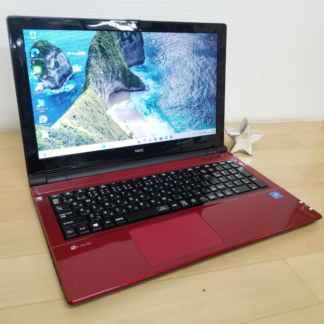 期間限定 新品SSD Win11 DVD再生可ノートPC NEC (E1145)