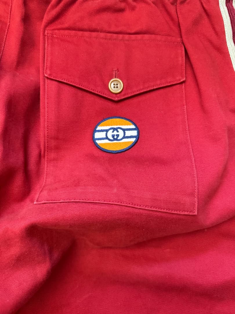 GUCCI21SSヴィンテージロゴミリタリーパンツ