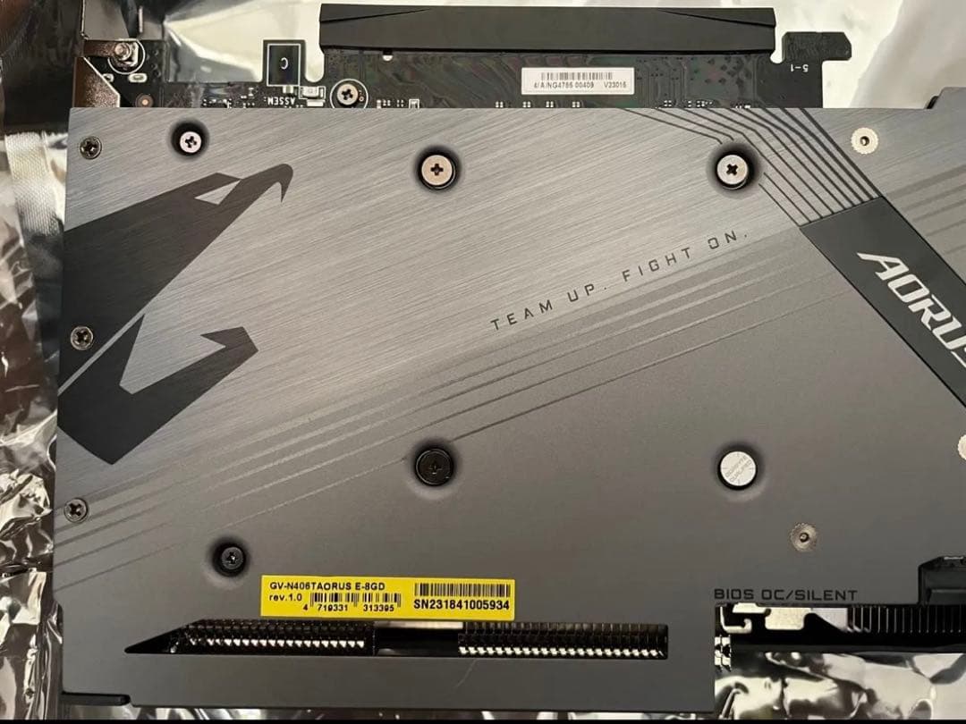 AORUS RTX 4060 Ti 8GB ELITE 動作確認済 美品