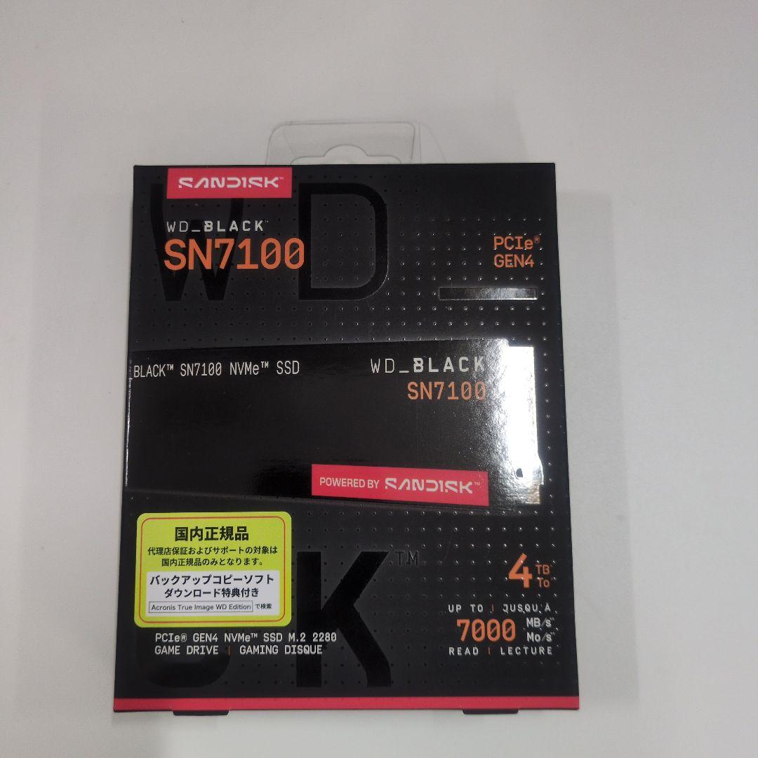 内蔵型SSD SANDISK WD_BLACK SN7100 4TB SSD