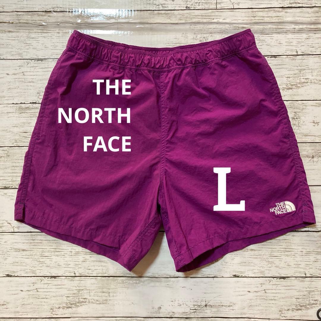 ザノースフェイス メンズ L バーサタイルショーツ パープル 水陸両用 短パン