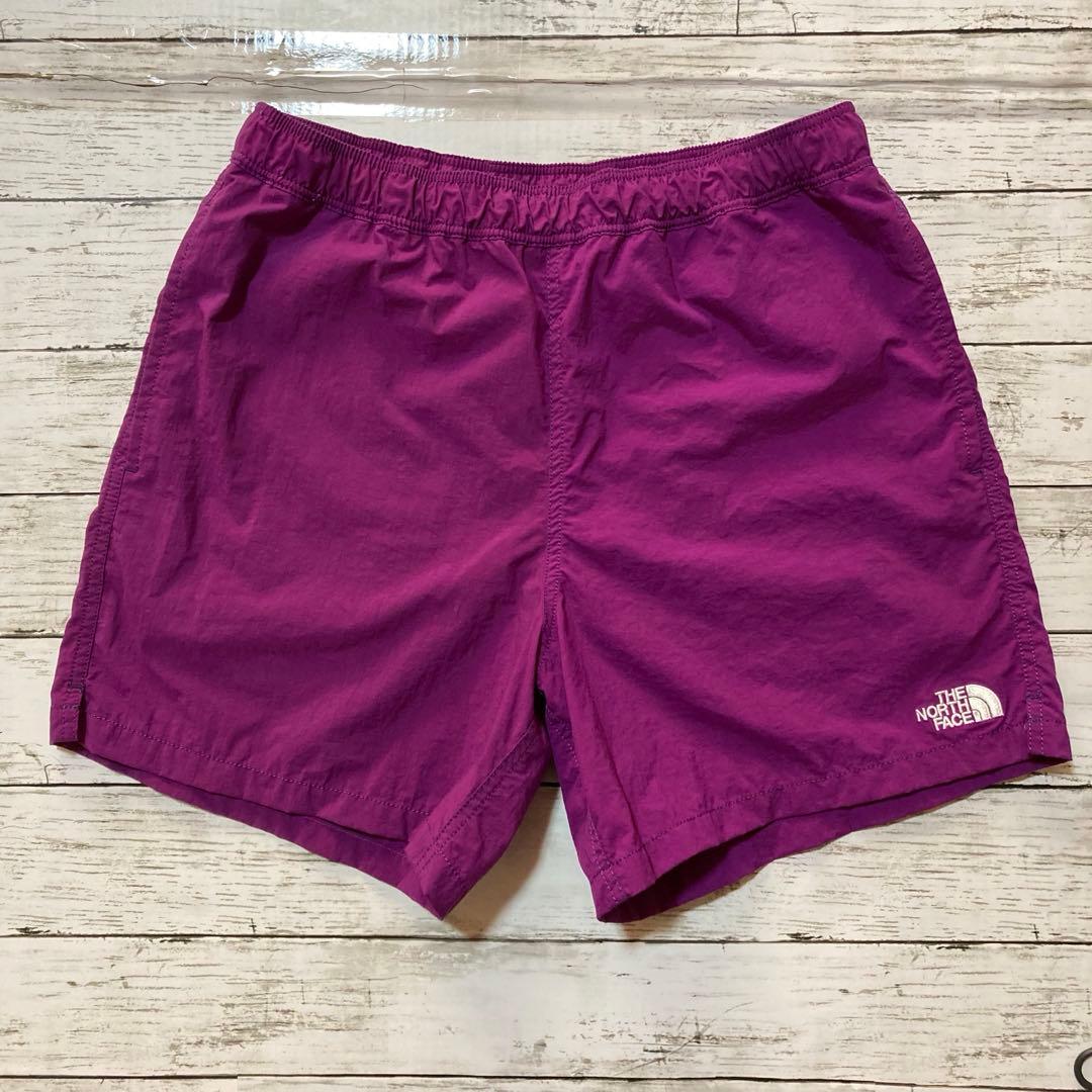 ザノースフェイス メンズ L バーサタイルショーツ パープル 水陸両用 短パン