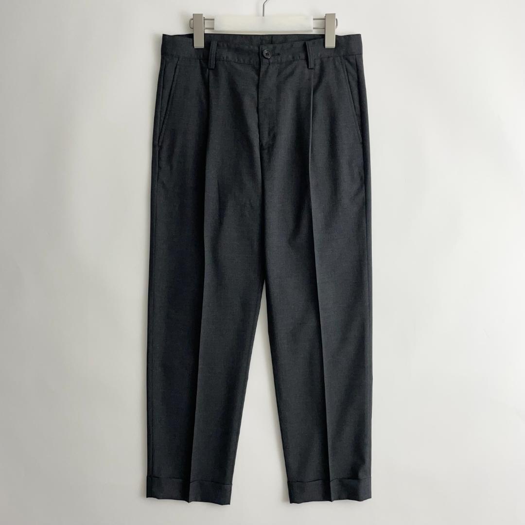美品 23ss BEAMS PLUS プリーツ タック パンツ トラウザー