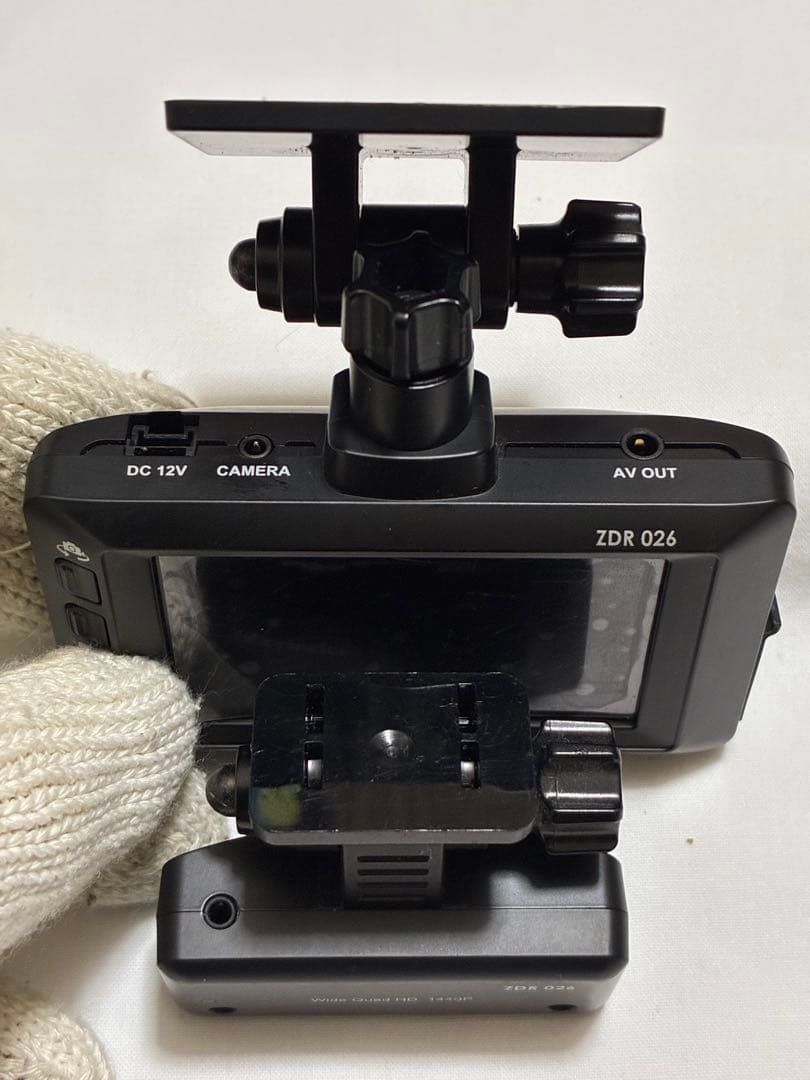コムテック ZDR 026ドライブレコーダー前後カメラ　(129)