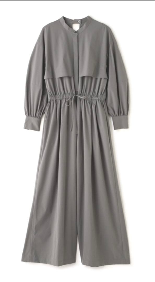 アドーア　オールインワン　グレー シャツワンピース 38