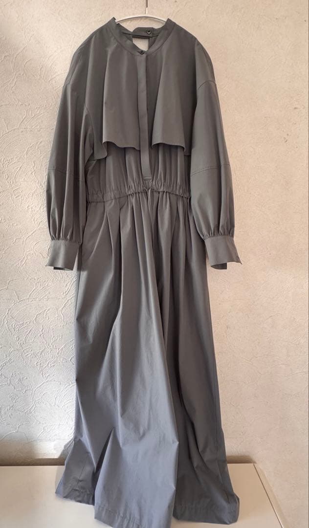 アドーア　オールインワン　グレー シャツワンピース 38