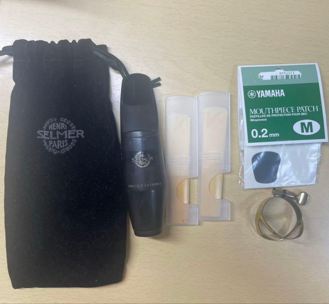 SELMER テナーサックスマウスピース S90-180付属品、リード付き