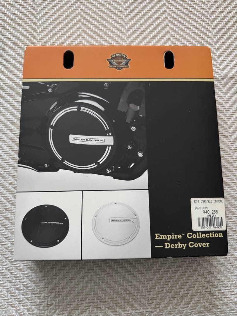 【りんりん】エンパイア ダービーカバー クローム(ハーレー純正)