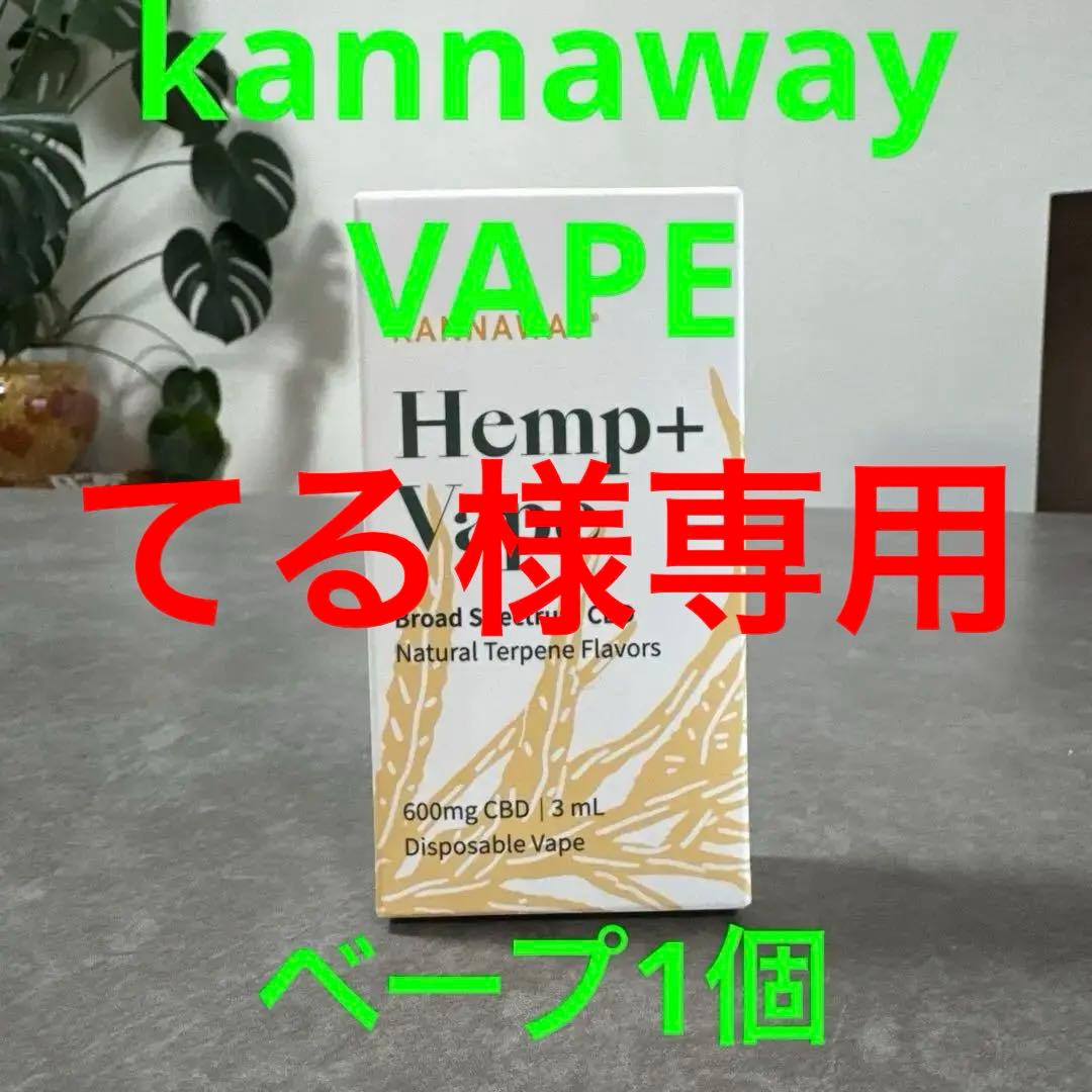 【てる】kannaway 使い切り電子VAPE ベープ1個