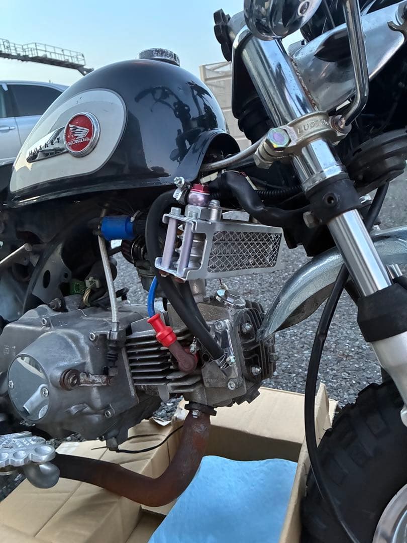 オイルクーラー タケガワ製オイルクーラー　モンキー　モンキー50 ゴリラ50