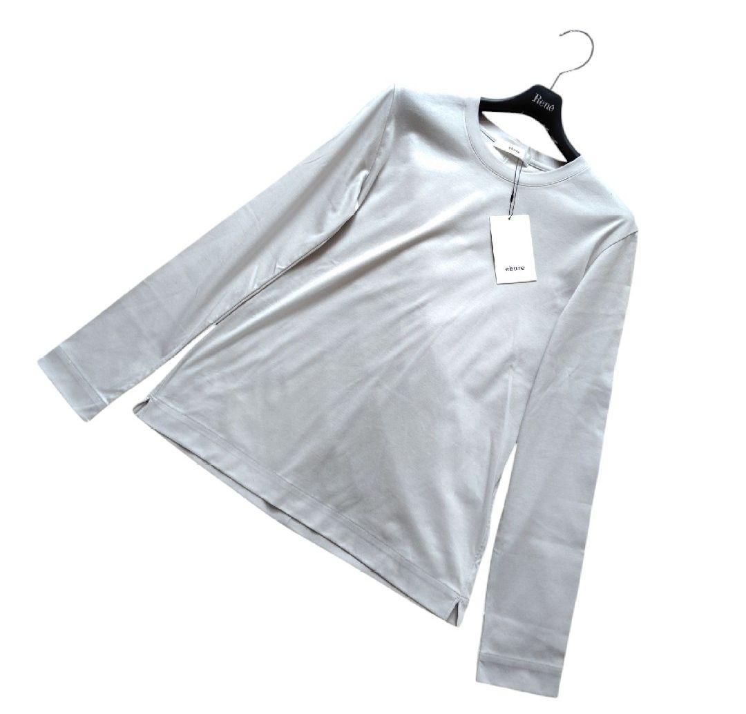 【ebure】25SS新品　ソフトスムースロングスリーブカットソー　38