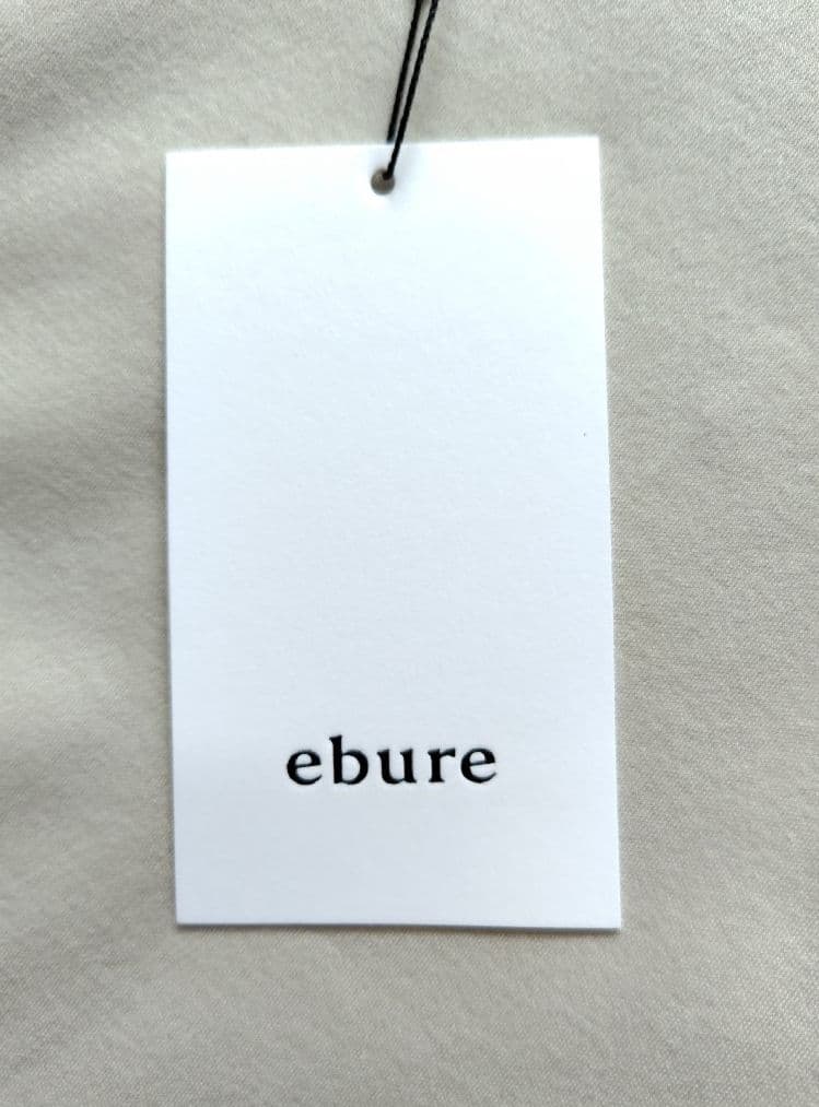 【ebure】25SS新品　ソフトスムースロングスリーブカットソー　38
