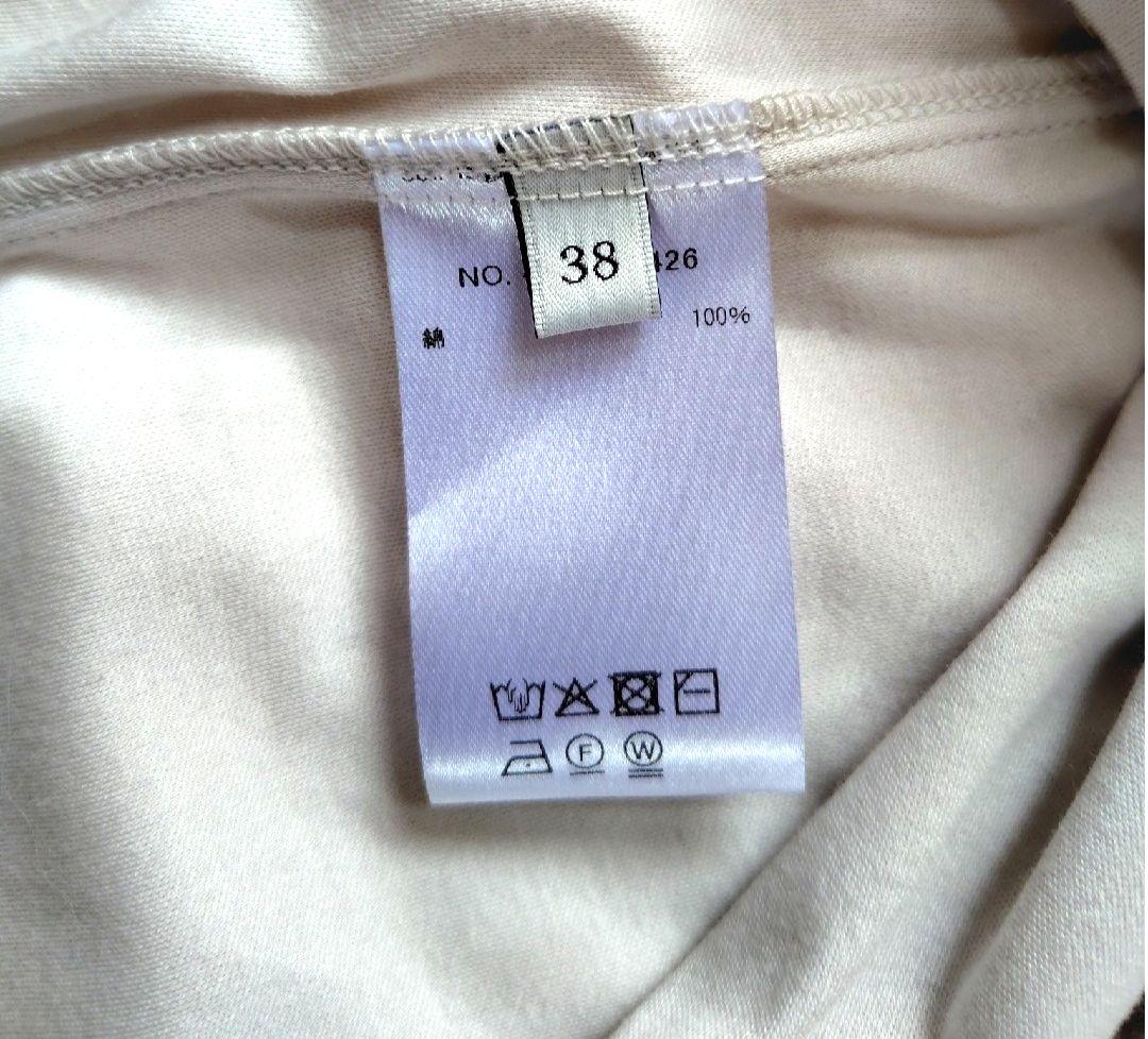 【ebure】25SS新品　ソフトスムースロングスリーブカットソー　38