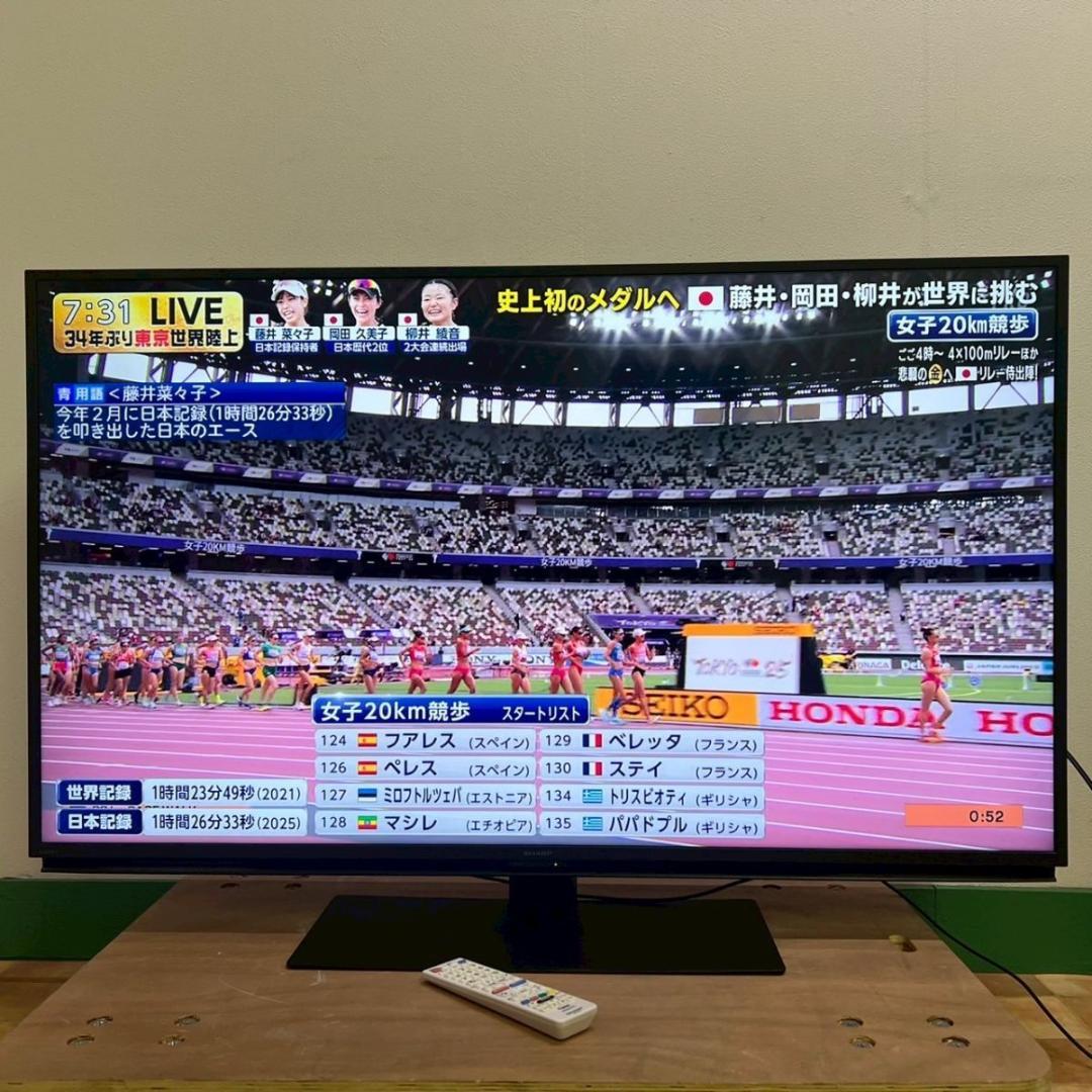 福岡発 2022 4K 50インチ SHARP 4T-C50CH1 AQUOS