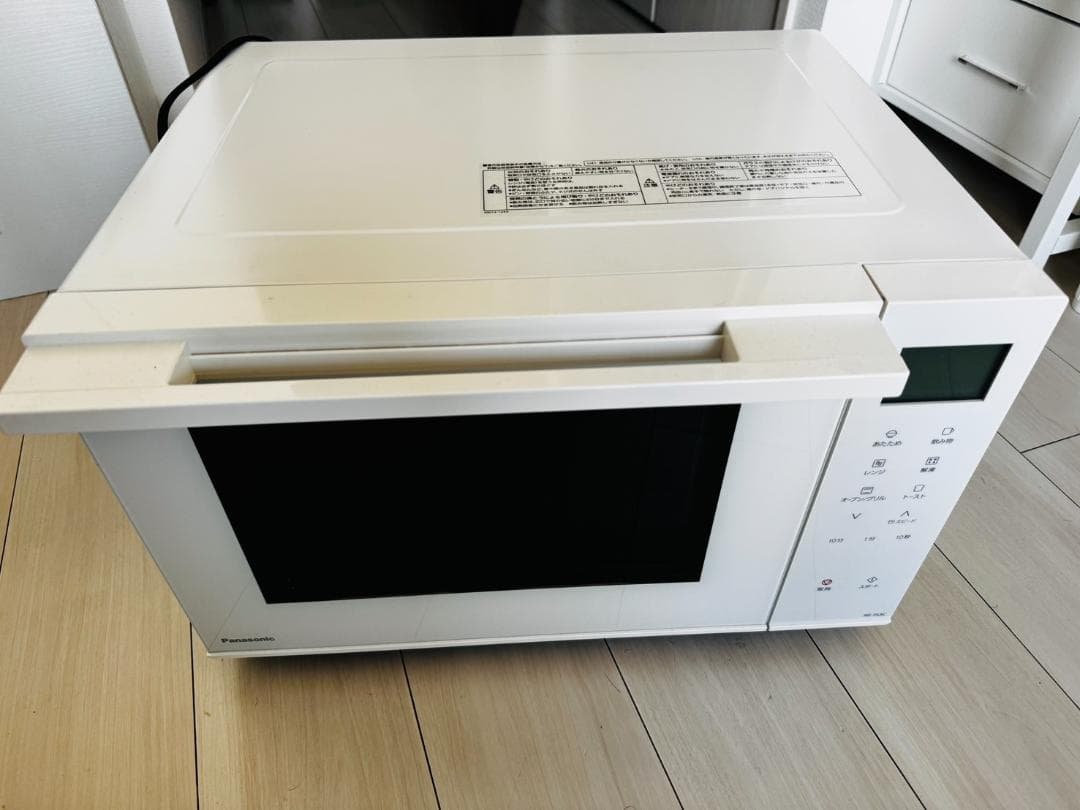 【美品】 パナソニック オーブンレンジ NE-FS3C-W ホワイト 2025年