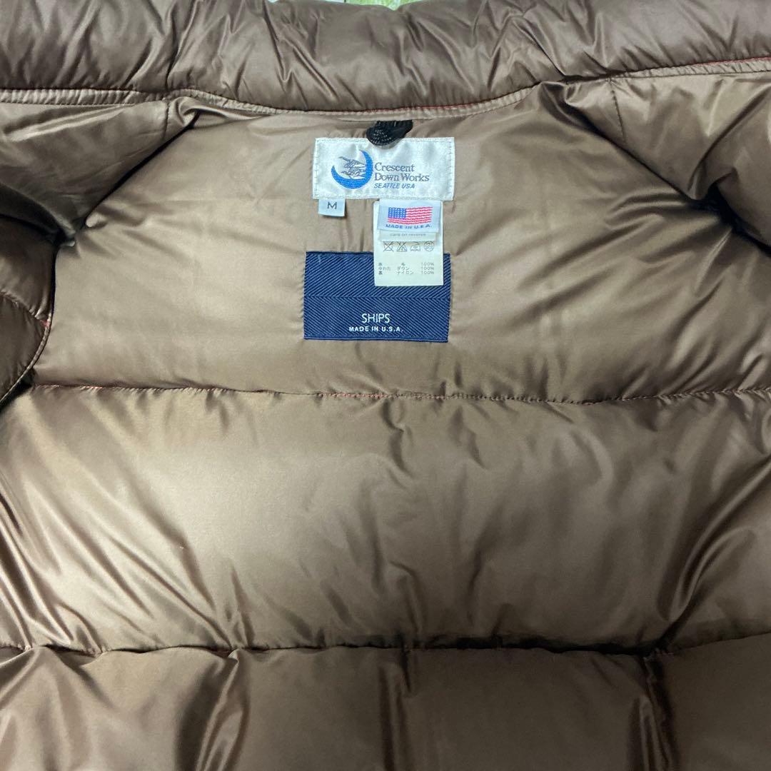 Crescent Down Works ウールダウンベスト　シップス別注　M
