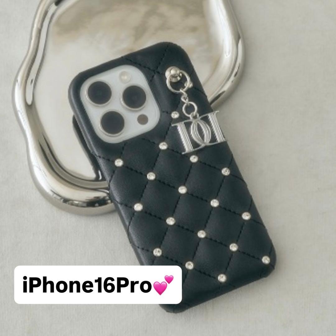 Darich キルティングDDチャームiPhone16Proケース　ダーリッチ