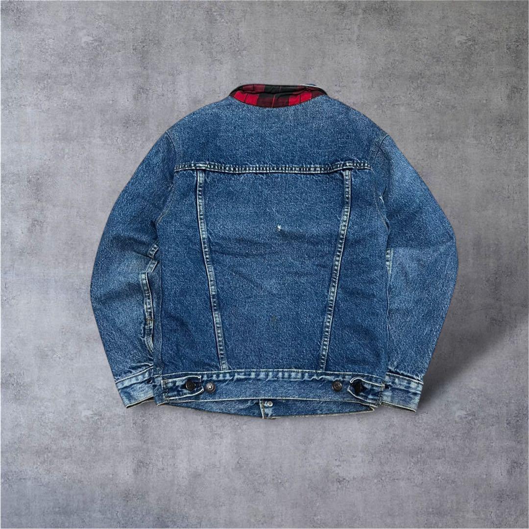 トムヤムクン。様 【Levi’s】80s 裏地チェックネル デニムジャケット