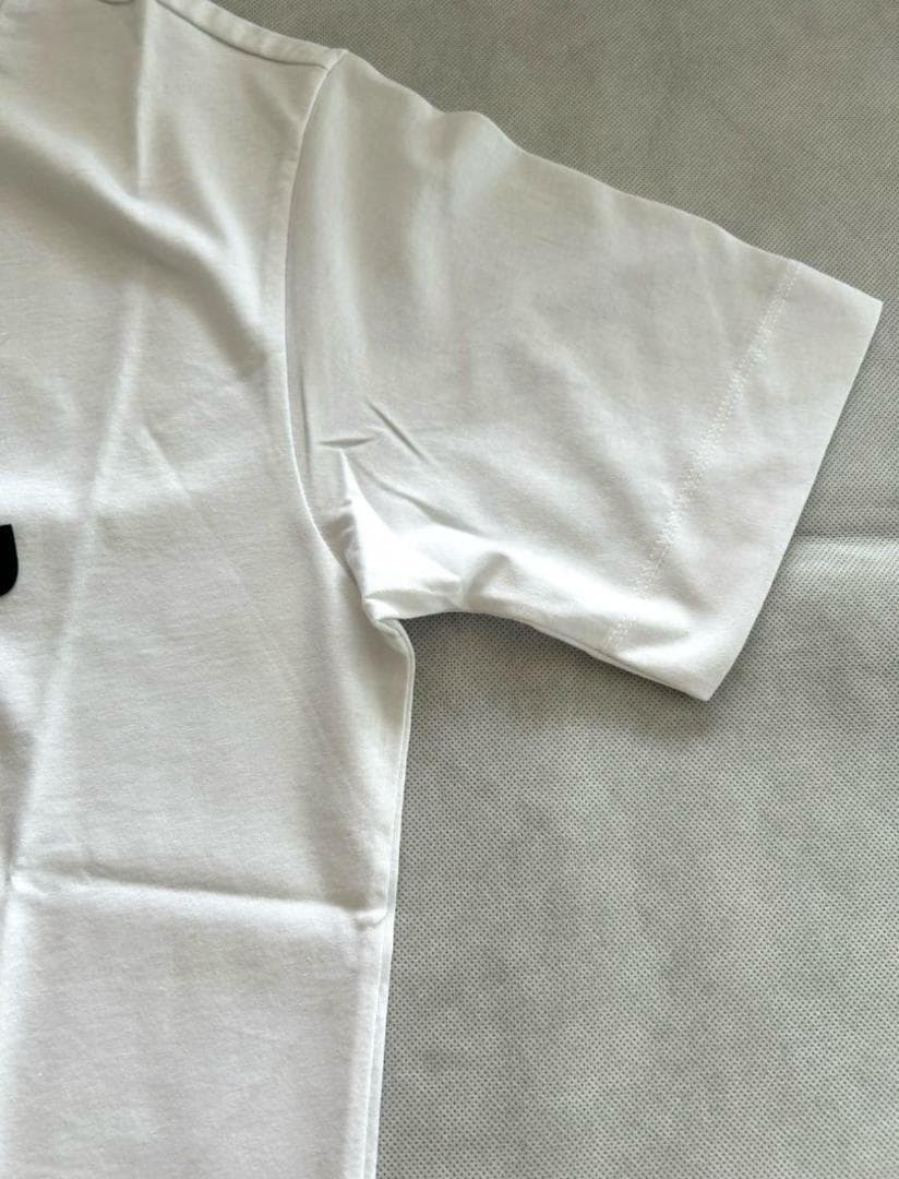 【残1】大人もOK MARNI シャツ 半袖 ロゴ ホワイト 12Y 150cm