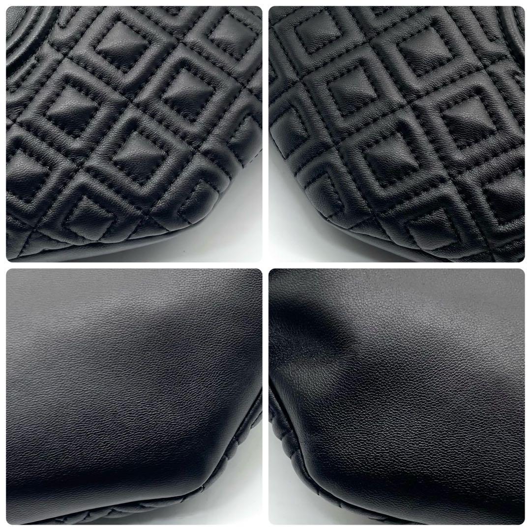 未使用級✨トリーバーチ フレミング ボディバッグ レザー キルティング タッセル