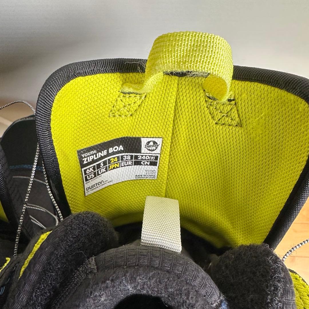 BURTON スノーボードブーツ　キッズ　24センチ