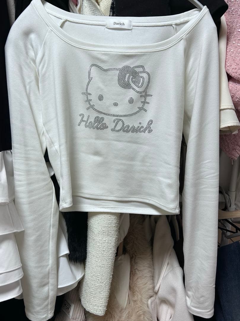 ダーリッチ　ハローキティ　Hello DarichコンパクトロングTシャツ