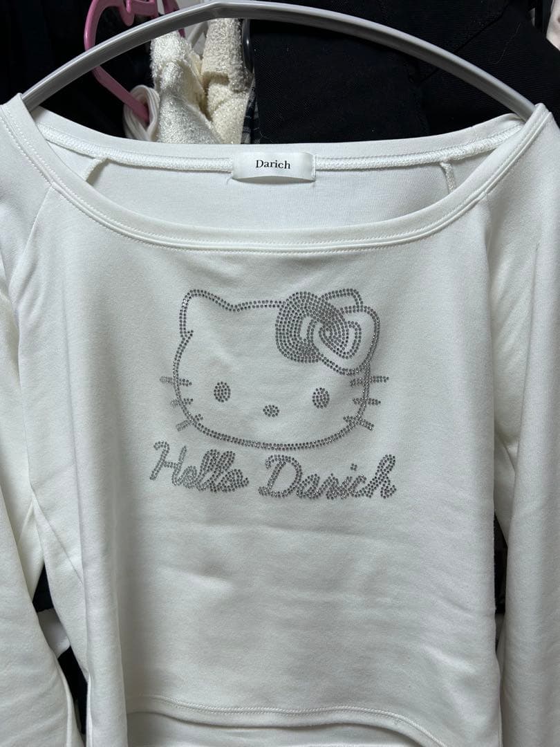 ダーリッチ　ハローキティ　Hello DarichコンパクトロングTシャツ