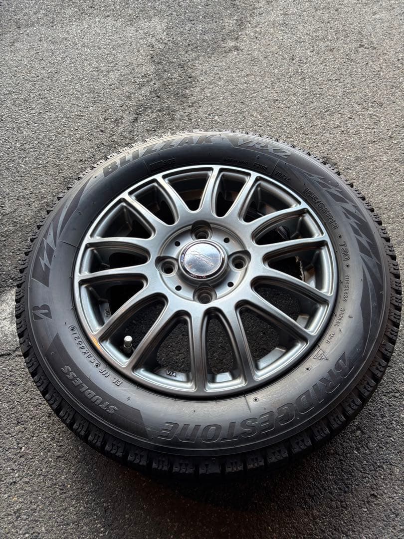 ◇送料込み◇ 155/65R13 中古スタッドレスホイールセット VRX2
