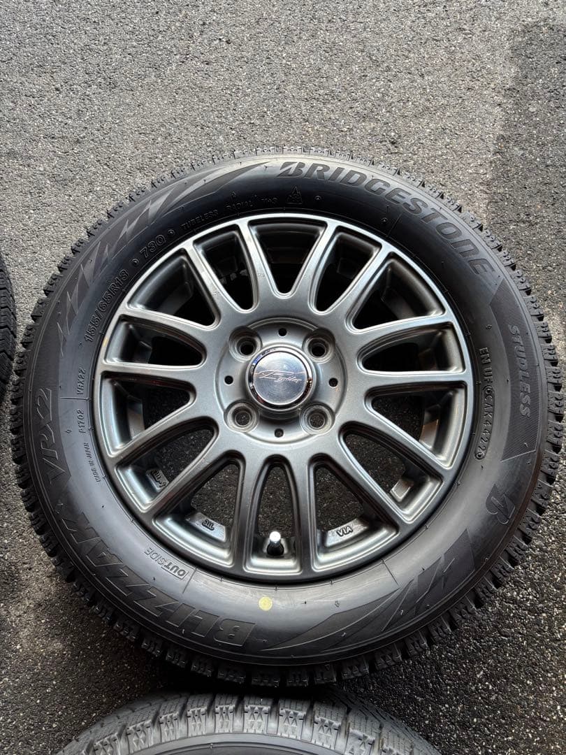 ◇送料込み◇ 155/65R13 中古スタッドレスホイールセット VRX2