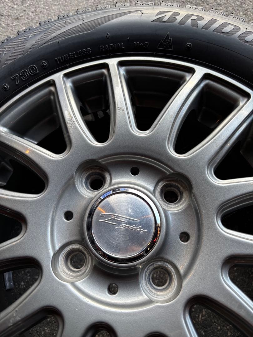 ◇送料込み◇ 155/65R13 中古スタッドレスホイールセット VRX2