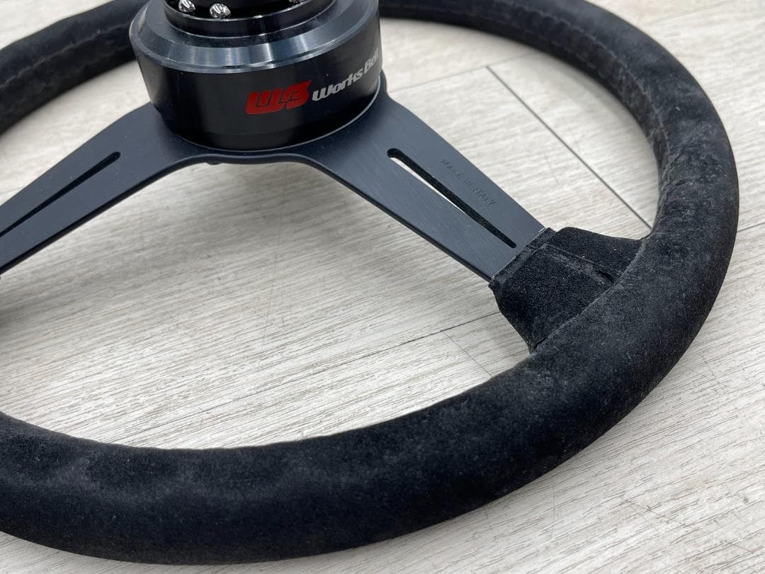 NARDI ステアリング スポーツ タイプラリー スエード 34㎝ ナルディ