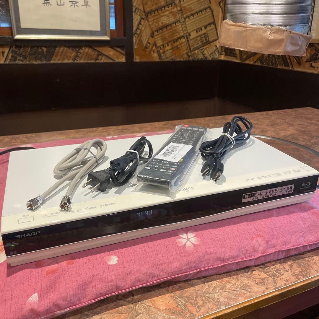 SHARP BD-W550SW 12倍録 500GB 新リモ等付フル装備 完動品