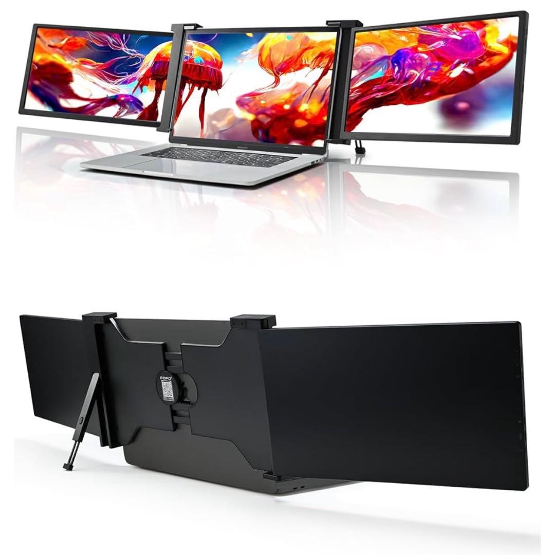 FOPO ノートパソコン デュアルモニター 13.3インチ モデルS16