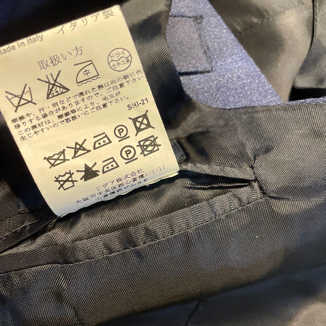 LARDINI横浜高島屋正規店購入　ジレ チェック柄 シルク混 定価82500円