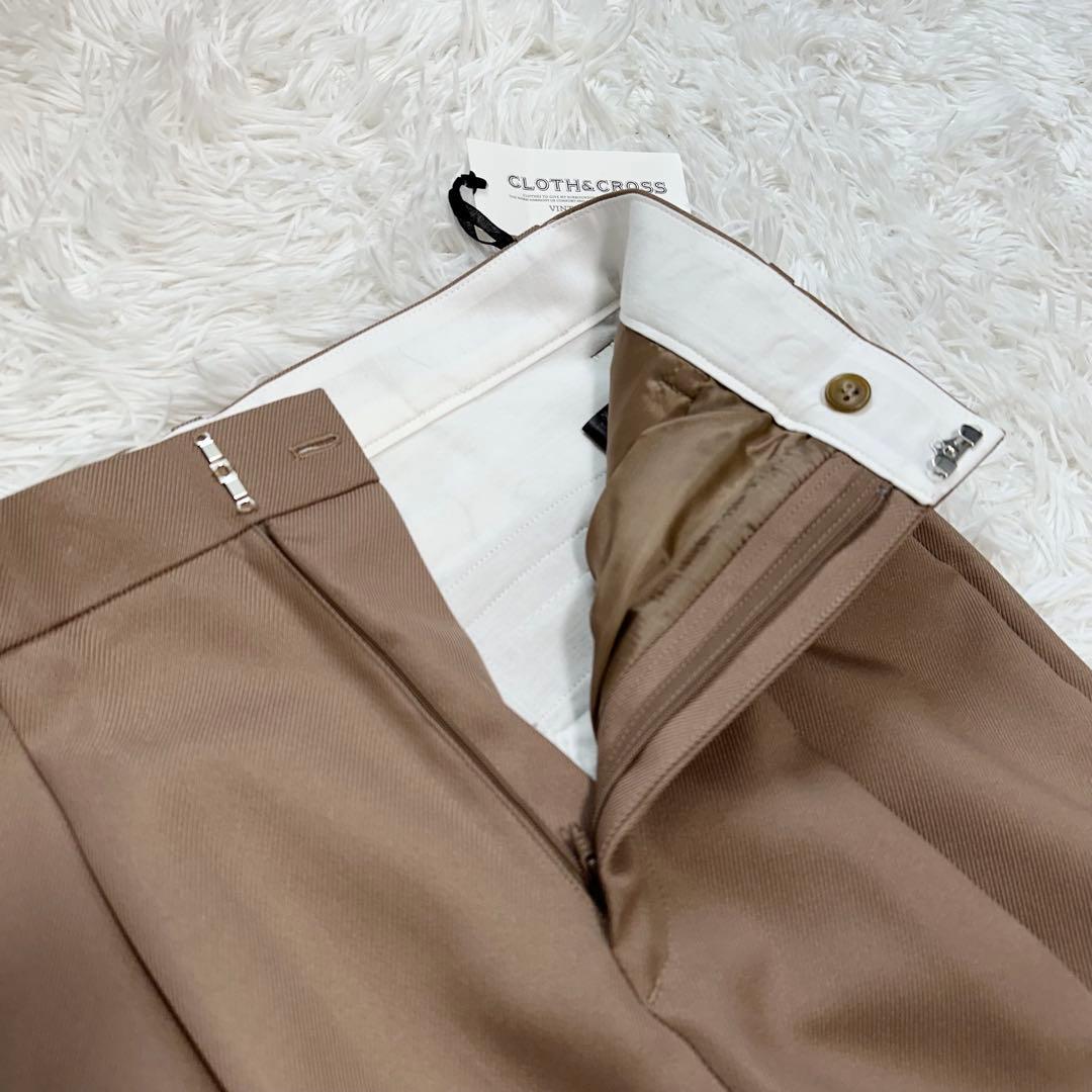 ✨もえ✨ CLOTH&CROSS ツイルセンタープレスパンツ