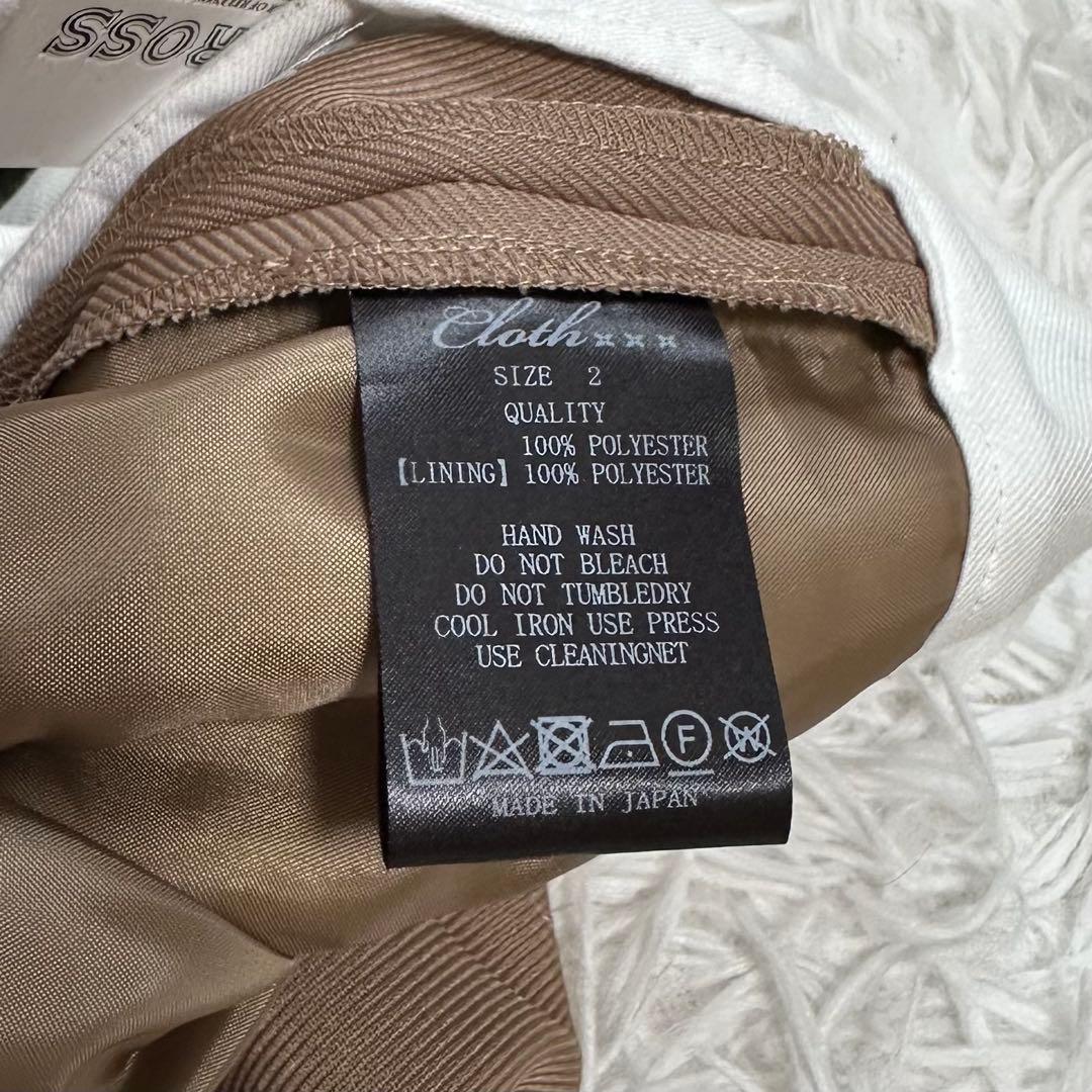 ✨もえ✨ CLOTH&CROSS ツイルセンタープレスパンツ