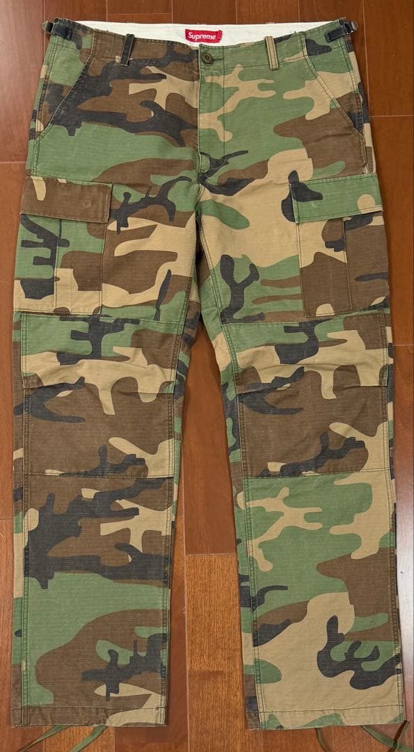 パンツ Supreme camo cargo pants 34