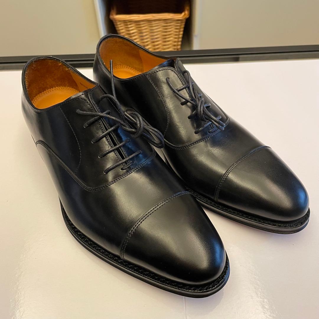 未使用 ジャランスリワヤ 革靴 ストレートチップ 黒 サイズ40