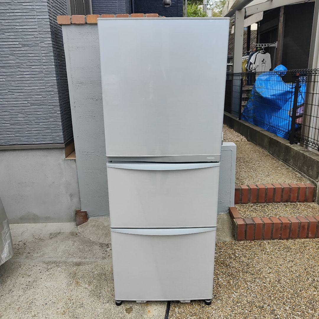 【I'll Nana】TOSHIBA 340L冷蔵庫 GR-E34N-SS