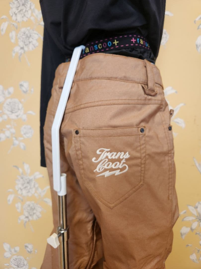 美品！　TRANSCOOT スキーウェア 上下セット　マルチカラー サイズ9