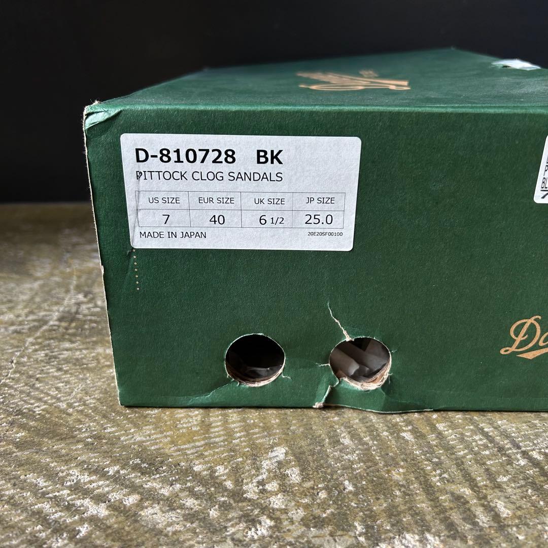 DAMMER ダナー　ピトッククロッグサンダル　US7 新品、未使用、箱付き