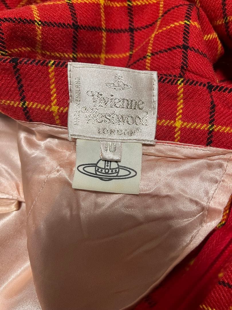 Vivienne Westwood1995年チェック柄スカート UK10 値下げ